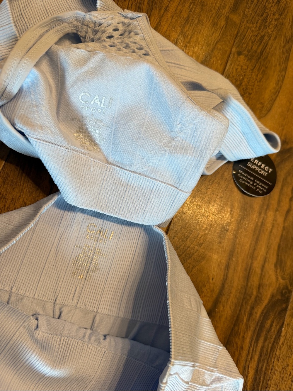 Calia Light Blue Seamless Sports Bra + Leggings Set - Picture 2 of 6
